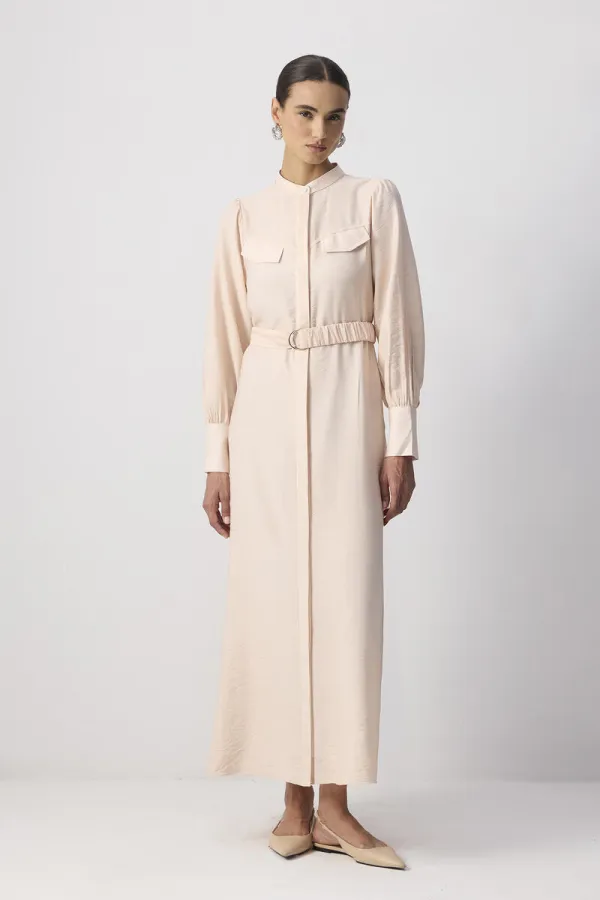 ROBE EN VISCOSE CEINTURE