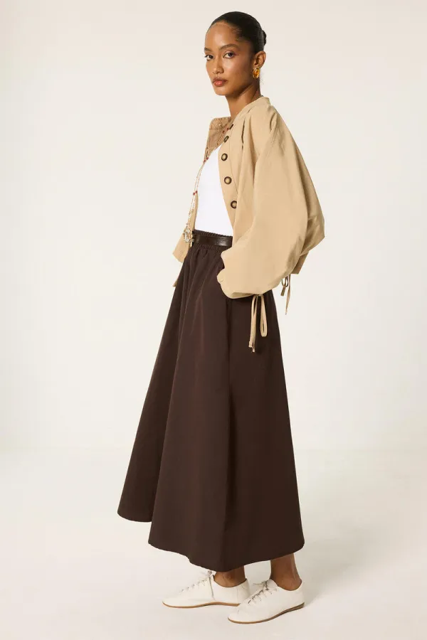 BELİ LASTİKLİ ETEK