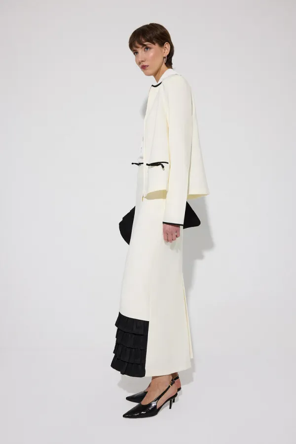 PİLE DETAYLI KREP ETEK