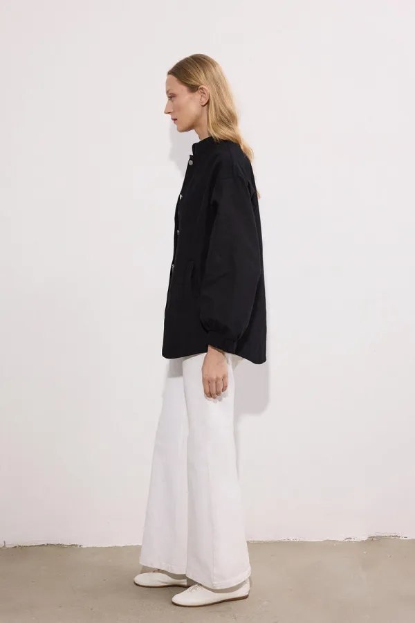 blouson aviateur en gabardine