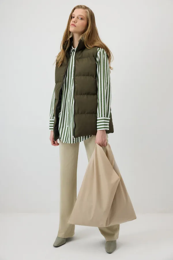 ZIPPED PUFFER VEST ZIPPED PUFFER VEST