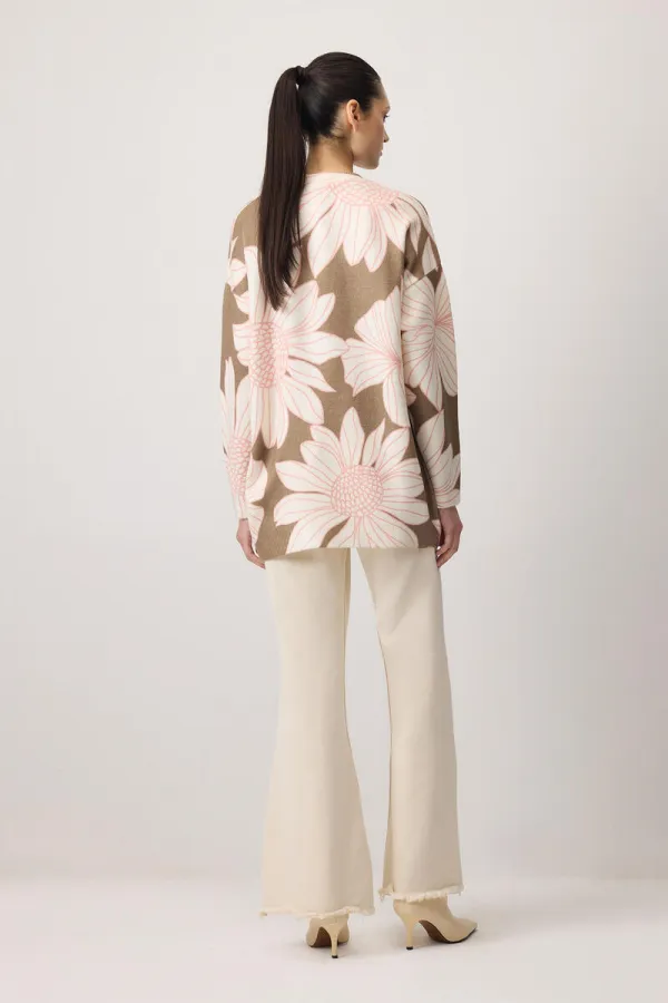 PULL À MOTIFS FLEURS