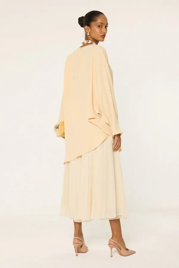 DRAPELİ KREP TUNİK