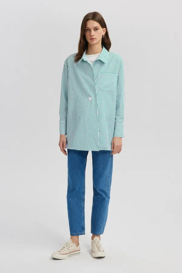 WIDE-CUFFS POPLIN SHIRT WIDE-CUFFS POPLIN SHIRT