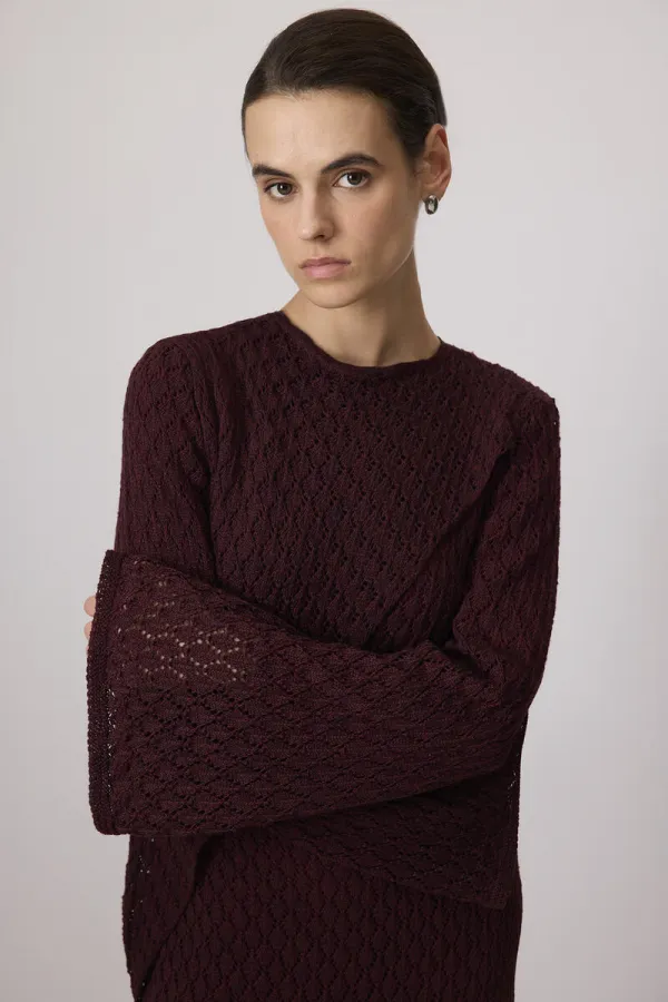 PAMUKLU ASTARLI BRODE ELBİSE