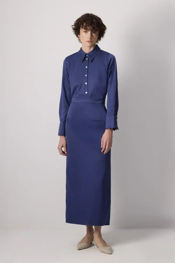 YIRTMAÇ DETAYLI KALEM ETEK