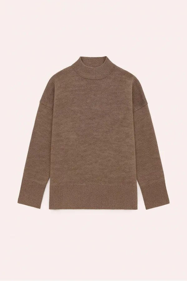 DİK YAKA BASIC TRİKO KAZAK