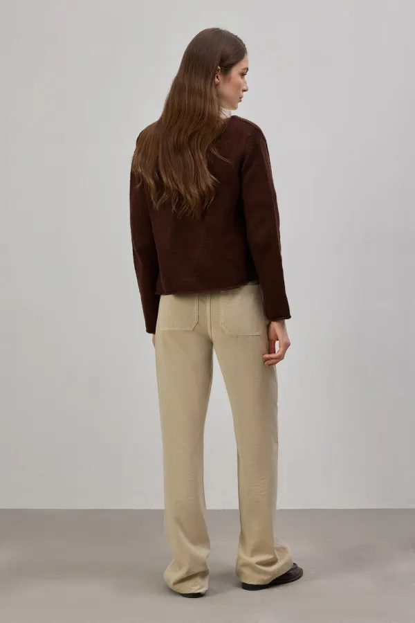 KISA BOY DÜĞMELİ TRİKO HIRKA