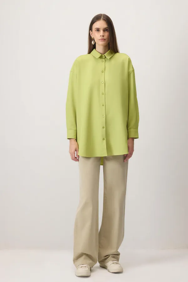 OVERSIZE CREPE SHIRT