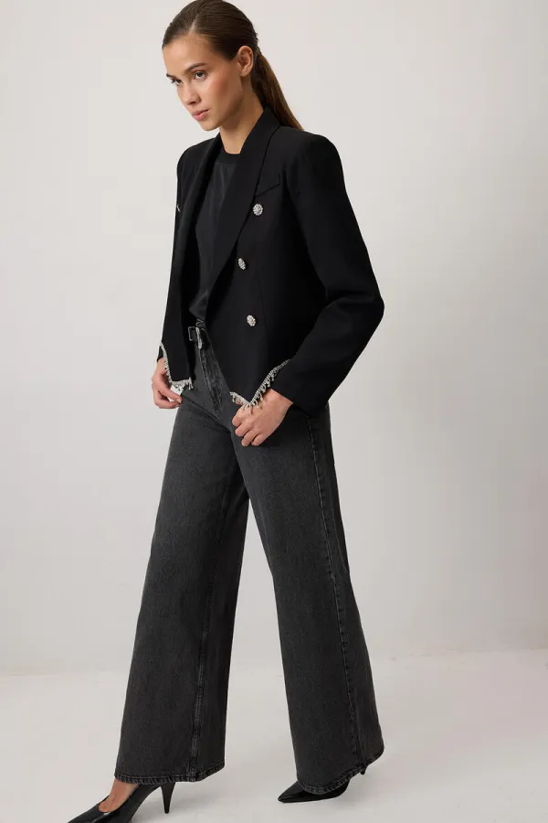 WIDE-LEG DENIM PANTS WIDE-LEG DENIM PANTS