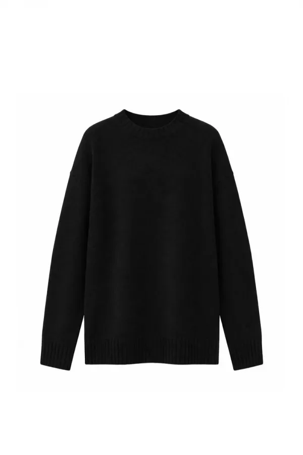 BASIC KNITTED SWEATER BASIC KNITTED SWEATER