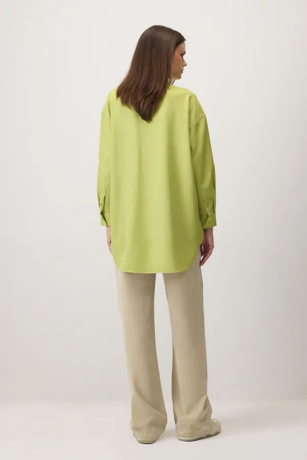 OVERSIZE CREPE SHIRT