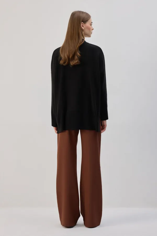 DİK YAKA BASIC TRİKO KAZAK