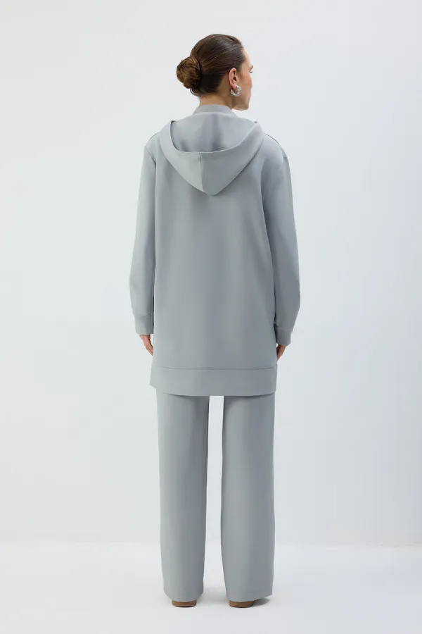 FERMUARLI KAPÜŞONLU CEKET