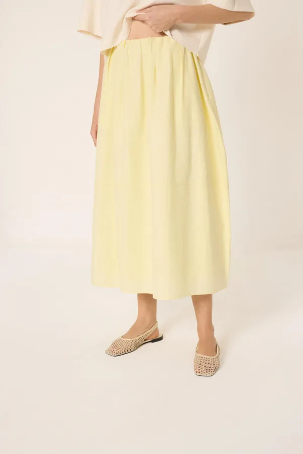 ELASTİK BEL ASTARLI ETEK