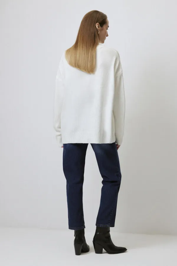 PULL OVERSize DE COULEUR UNI