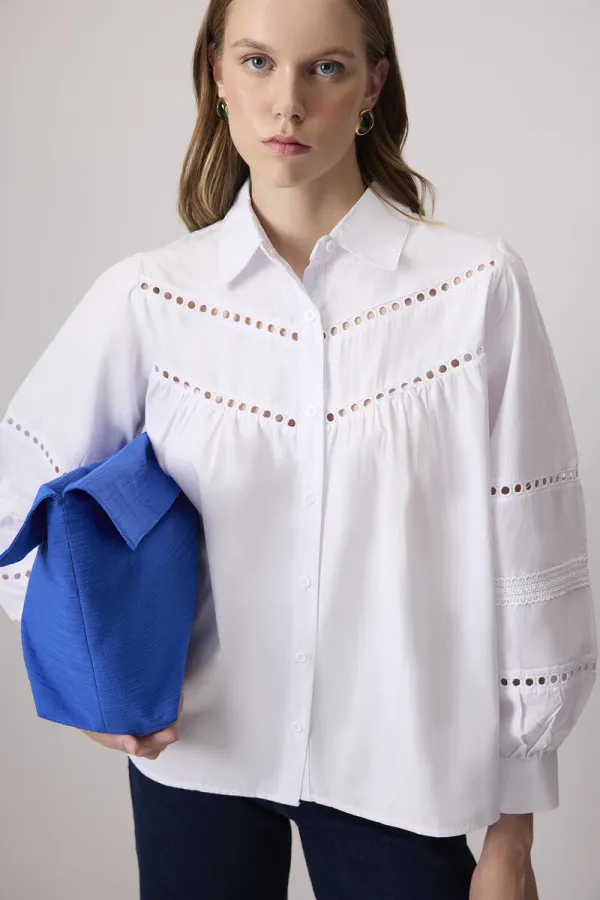 SHIRT WITH DRESS DETAIL