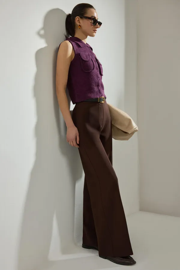 HIGH WAISTED WIDE-LEG PANTS HIGH WAISTED WIDE-LEG PANTS