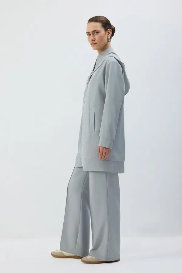 FERMUARLI KAPÜŞONLU CEKET