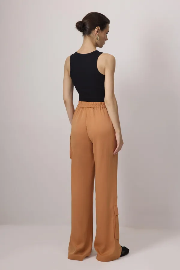 BOL PAÇA SATEN PANTOLON