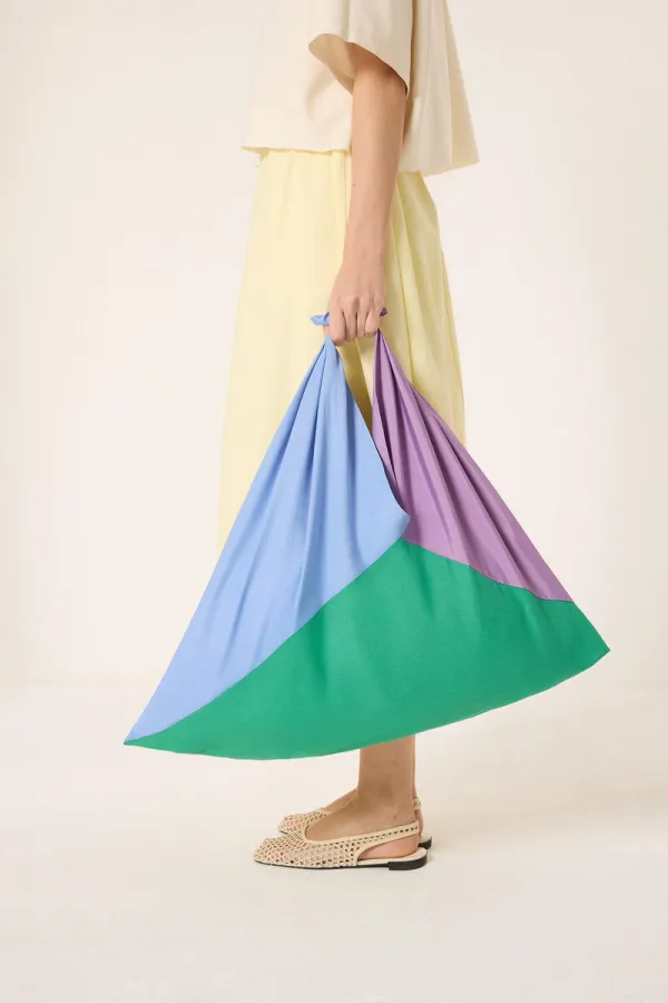 SAC TRIANGULAIRE MULTICOLORE