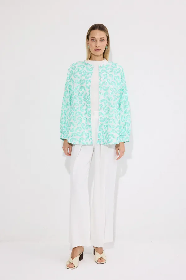 VESTE BOMBER À MOTIFS