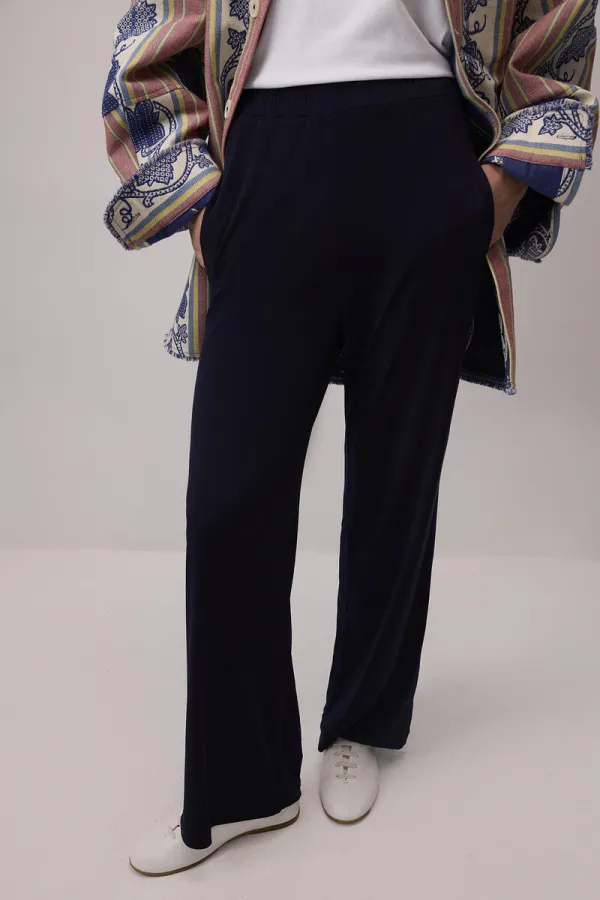 PANTALON DÉCONTRACTÉ AVEC TAILLE ÉLASTIQUE