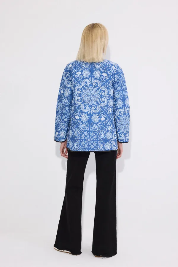 VESTE MATELASSÉE À MOTIFS