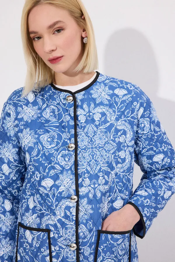 VESTE MATELASSÉE À MOTIFS