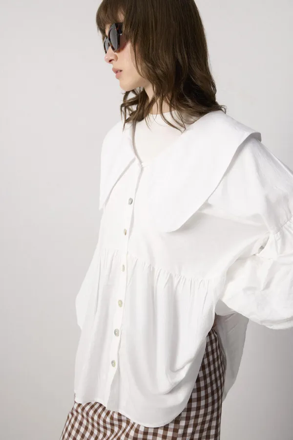 BALON KOL VİSKON GÖMLEK