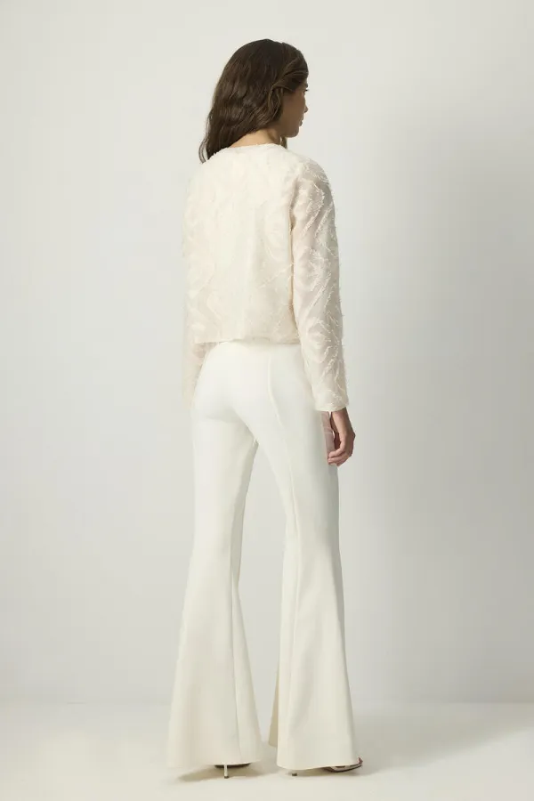 PANTALONS ÉVASÉS ESPAGNOLS À CÔTES