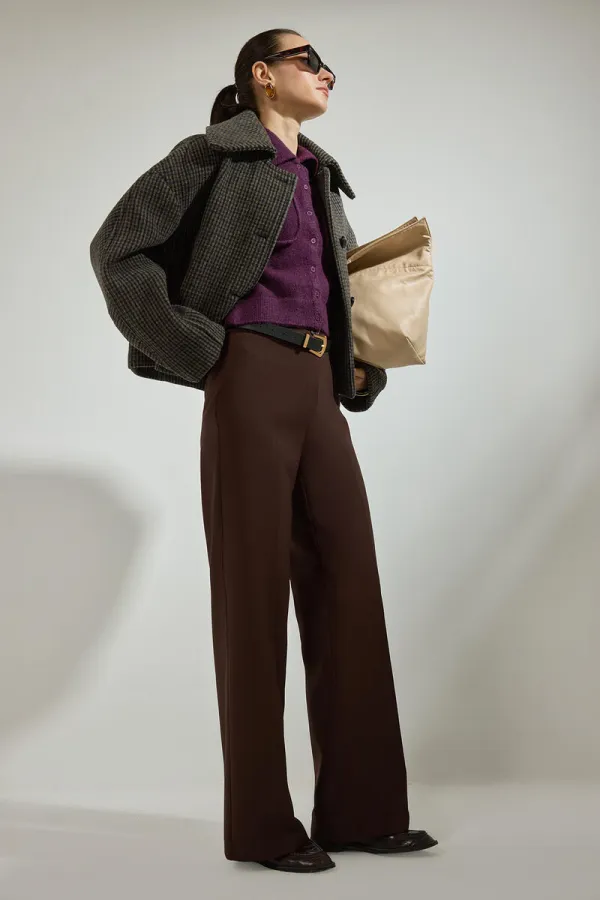HIGH WAISTED WIDE-LEG PANTS HIGH WAISTED WIDE-LEG PANTS