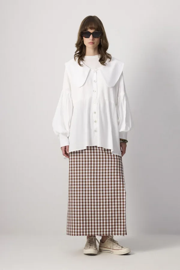 BALON KOL VİSKON GÖMLEK