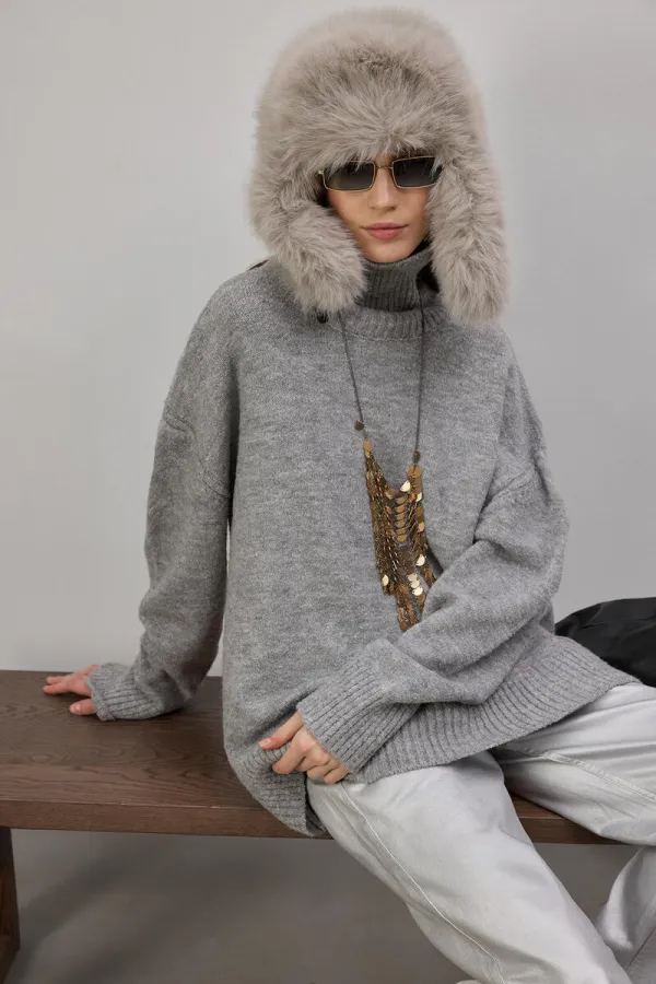 BOĞAZLI TRİKO KAZAK