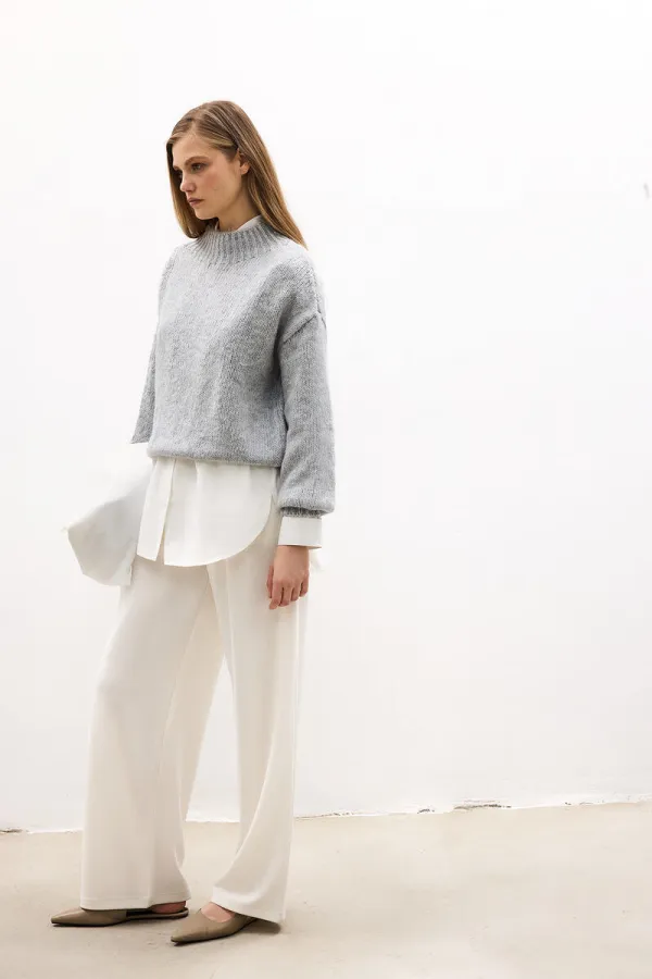 BALON KOL TRİKO KAZAK