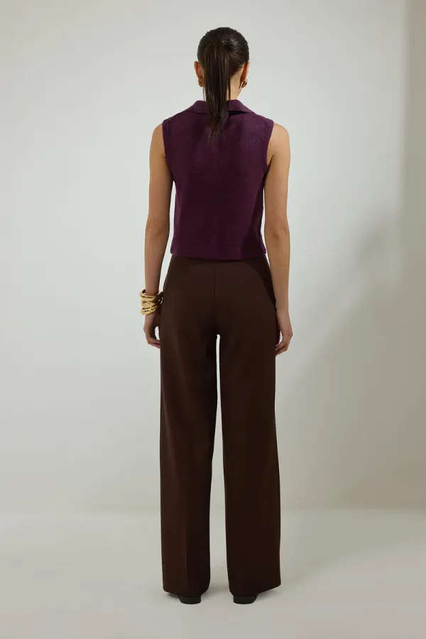 HIGH WAISTED WIDE-LEG PANTS HIGH WAISTED WIDE-LEG PANTS