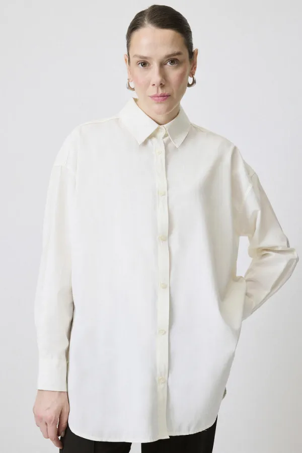 OVERSIZE FIT POPLIN SHIRT