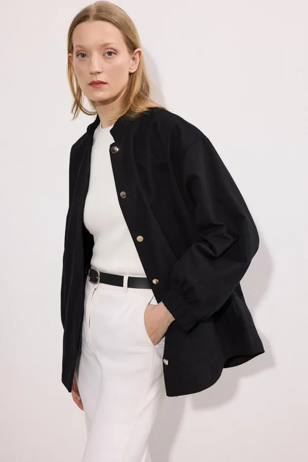 blouson aviateur en gabardine