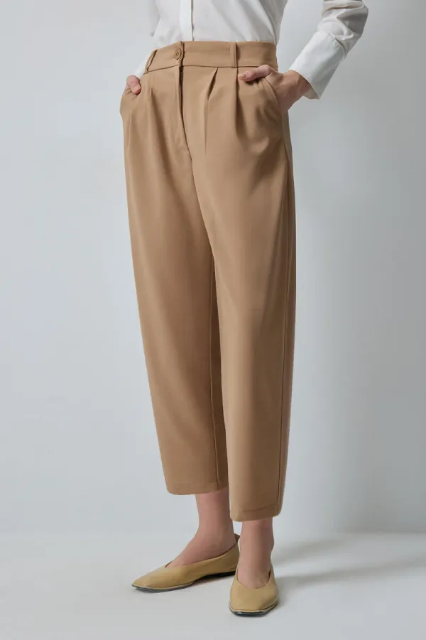 DOUBLE PLEATED LOOSE PANTS DOUBLE PLEATED LOOSE PANTS