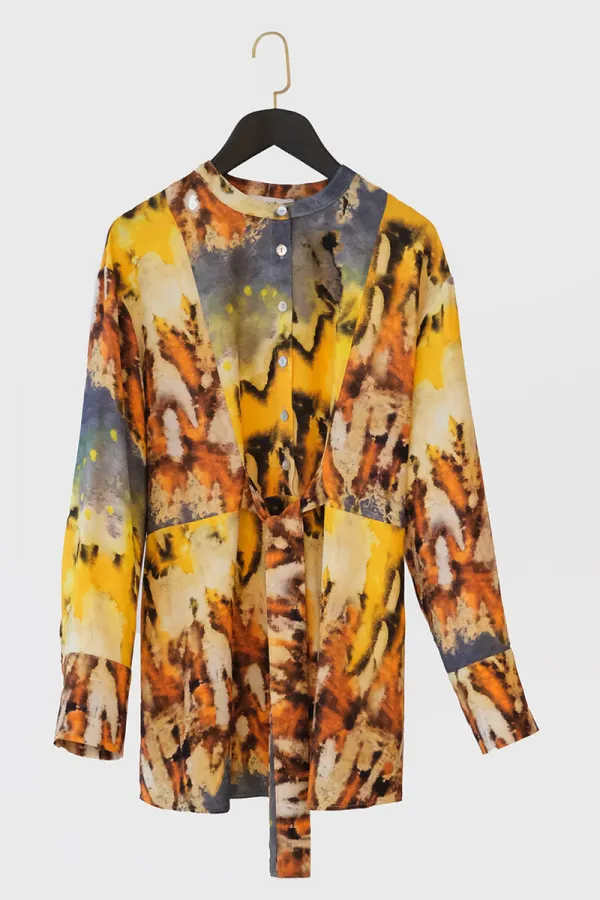 PATTERNED VISCOSE TUNIC