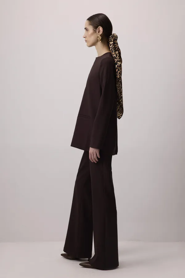 CREPE TUNIC WITH POCKETS CREPE TUNIC WITH POCKETS