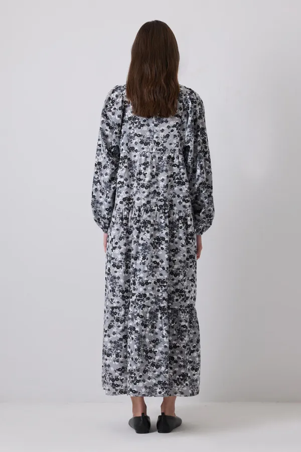 ÇİÇEK DESENLİ ELBİSE