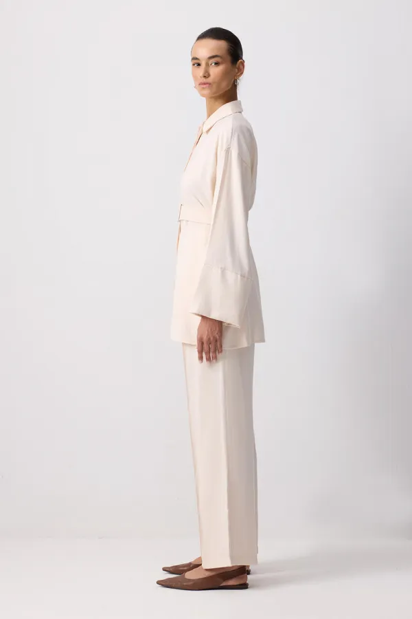 KEMERLİ GÖMLEK PANTOLON TAKIM