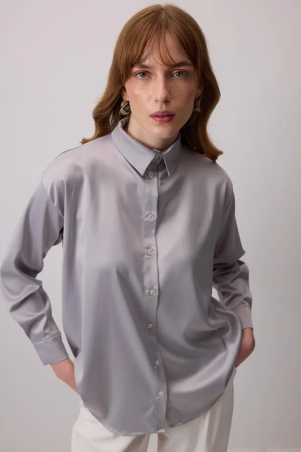 SATIN SHIRT SATIN SHIRT