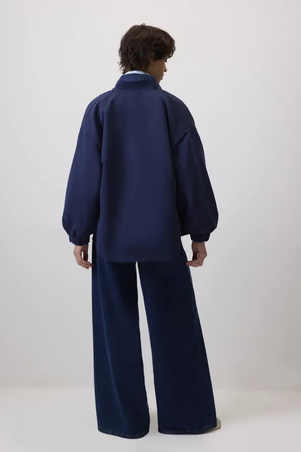 RUFFLED BOMBER JACKET RUFFLED BOMBER JACKET