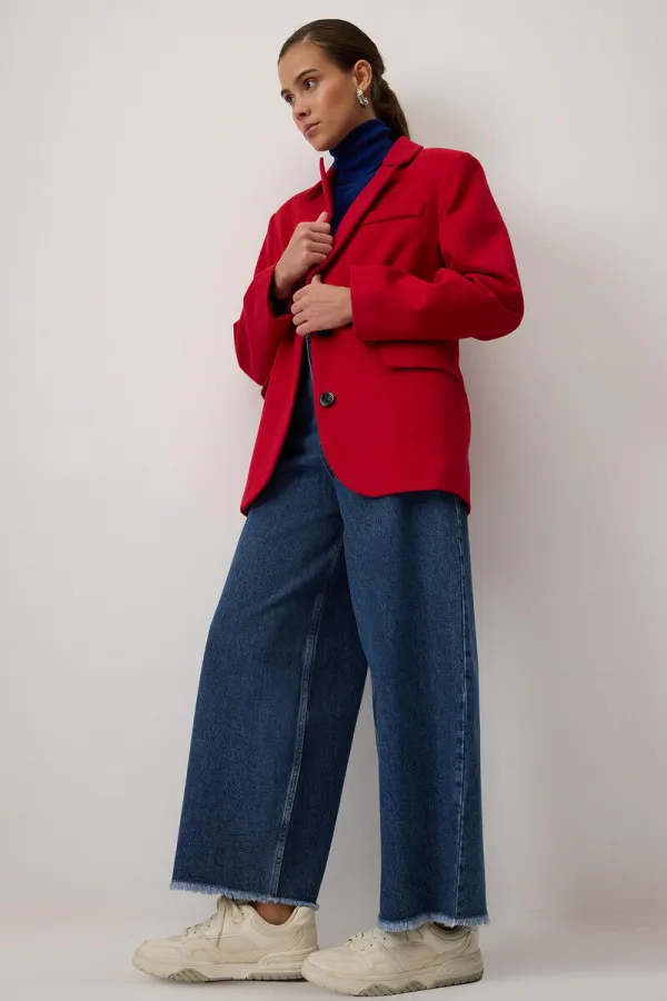 PANTALONS EN JEAN À COUPE BALLON