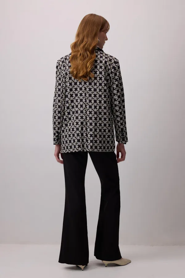 LOCK PATTERN BLAZER JACKET