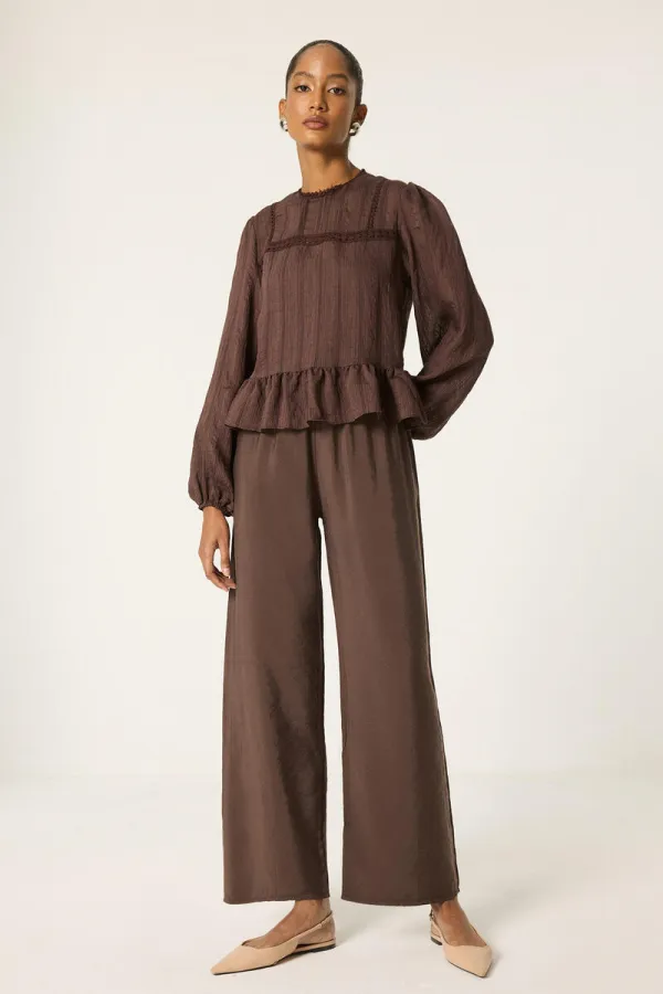 MODAL PANTS WITH ELASTIC WAISTBAND
