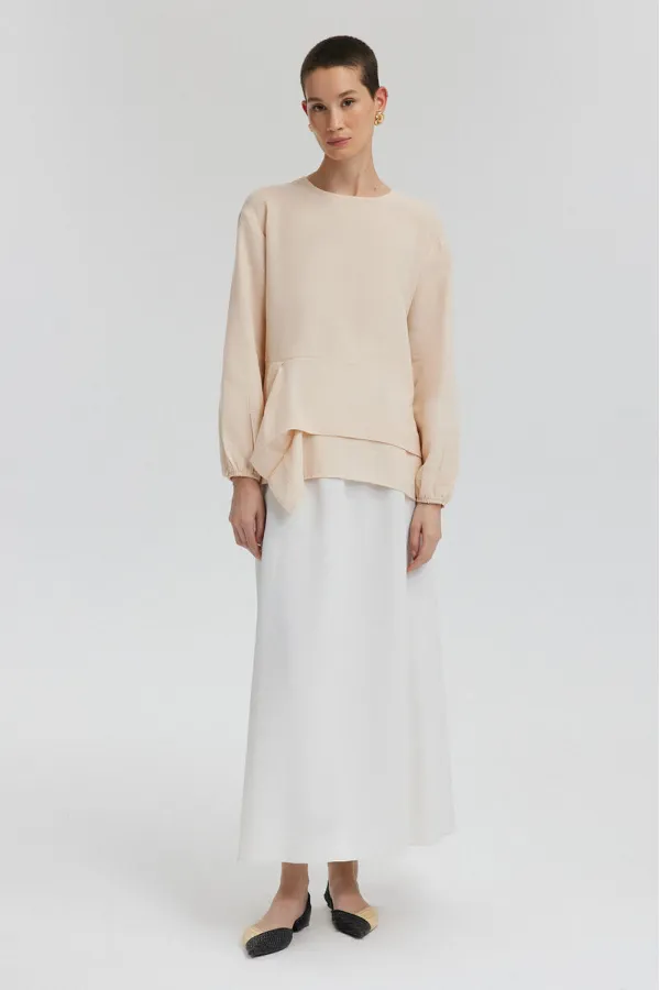 Muslin Tunic with Elastic Cuffs