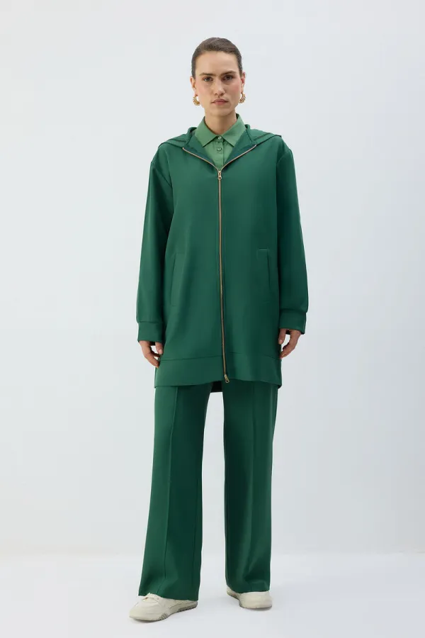ZIPPED HOODED JACKET ZIPPED HOODED JACKET